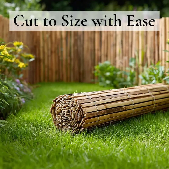 Bamboo Slat Fencing Screening Rolls