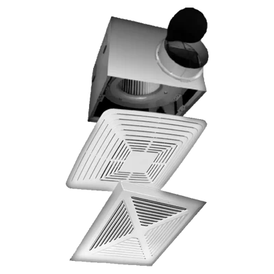 Bathroom Fan | Model: CF-170 (140CFM 2.5Sones 0.10S.P) Reversomatic