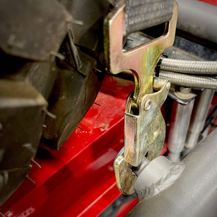 Billet Ratchet Strap Tie-Down - FLAT MOUNT