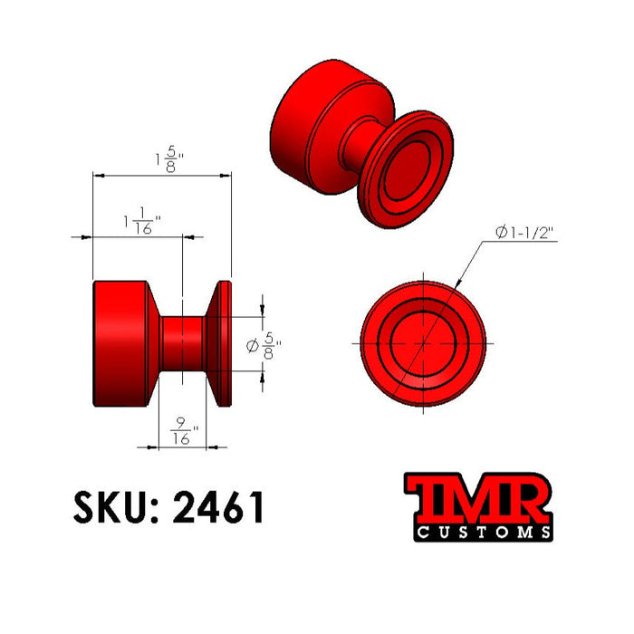 Billet Ratchet Strap Tie-Down - FLAT MOUNT