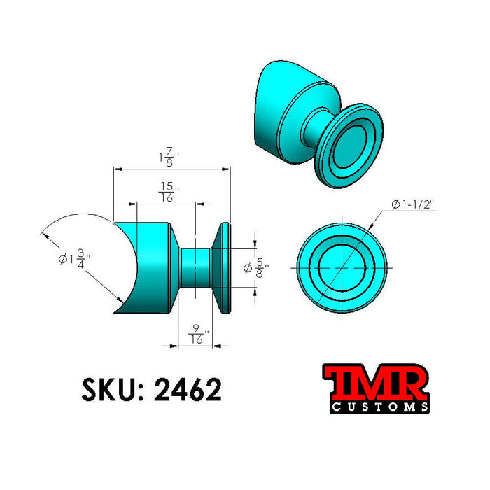 Billet Ratchet Strap Tie-Down - TUBE MOUNT