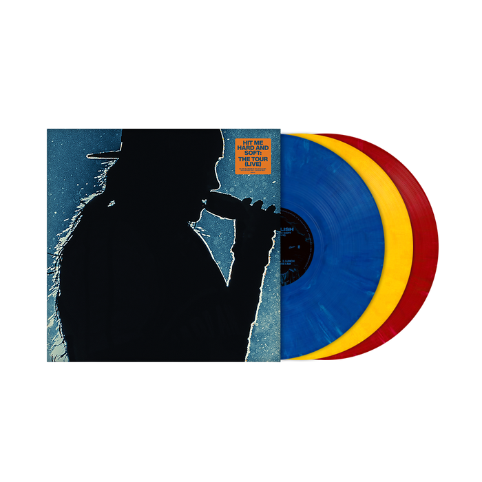 BILLIE EILISH - HIT ME HARD AND SOFT: THE TOUR LIVE! - BLUE/YELLOW/RED COLOR - 3-LP - VINYL