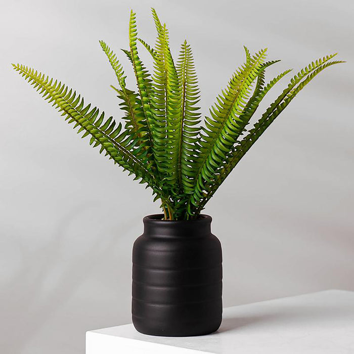 Black Vase Planter 13 x 13 x 14cm