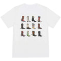 Boot Western T Shirt Cowgirl Cowboy Cute Graphic Hippie - myfunfarm