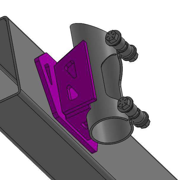 Bump Stop Frame Mount - 1" OFFSET