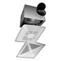 CF-170E (130CFM 2.0Sones 0.10″S.P) Reversomatic