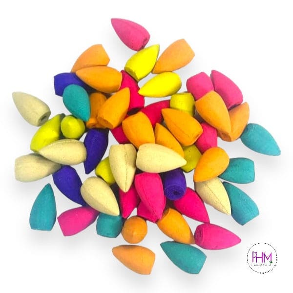 Chakra Back Flow Incense Cones