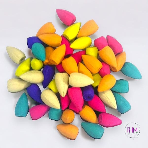 Chakra Back Flow Incense Cones