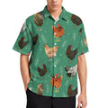 Chicken pattern Hawaiian Shirt