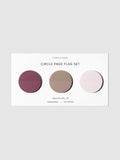 Page flags on their backing on a neutral background. Pictured is color set Volume 07.