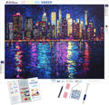 City Lights of New York Skyline
