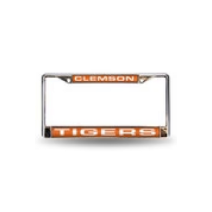 Clemson Tigers License Plate Laser Frame