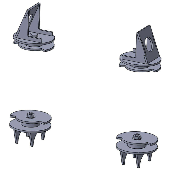 Coil Spring Buckets/Mounts - Assembly