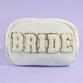 Collections by Fame Accessories - Fuzzy Glitter Bride Crossbody Bag