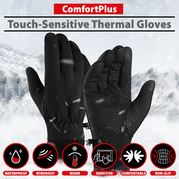 ComfortPlus Touch-Sensitive Thermal Gloves