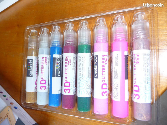 CRELANDO Glitter Pearl Pens