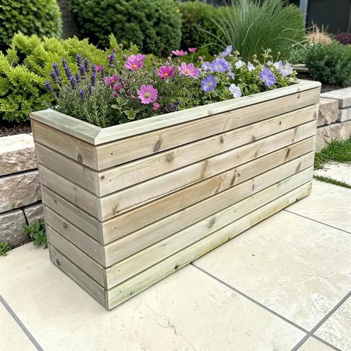 Customisable Cladded Wood Planter