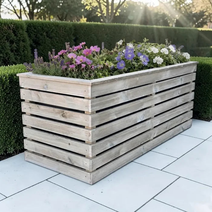Customisable Cladded Wood Planter