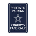 Dallas Cowboys Team Color Reserved Parking Sign Décor 18in. X 11.5in.