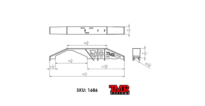 Dana 60 FULL WIDTH Truss - FITS '79-'91 CHEVY Low Pinion