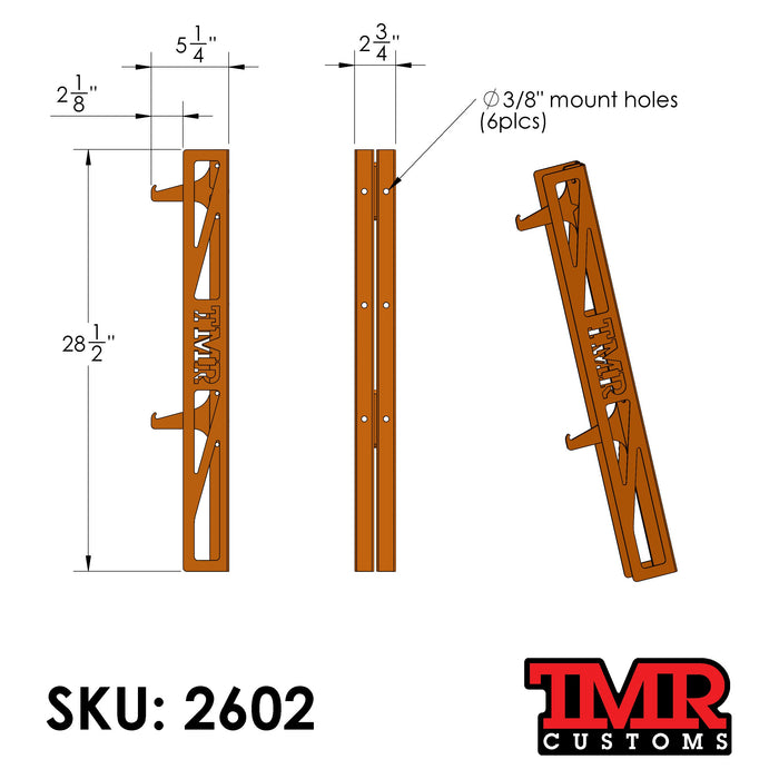 Daytona (Harbor Freight) Jack Stand Storage Rack - PAIR