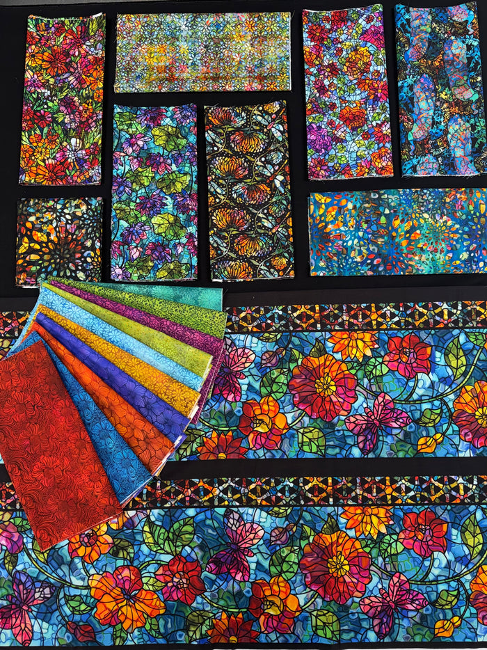 Dear Clara by Jason Yenter - Fat Quarter and Blue Border Pack