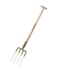 Digging Fork "The Bear" 2.4lbs - 12"x 7.5" with 43" Ash Handle