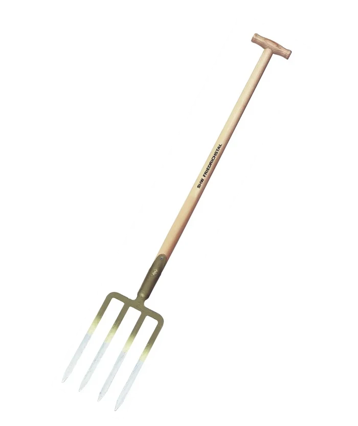 Digging Fork "The Bear" 2.4lbs - 12"x 7.5" with 43" Ash Handle
