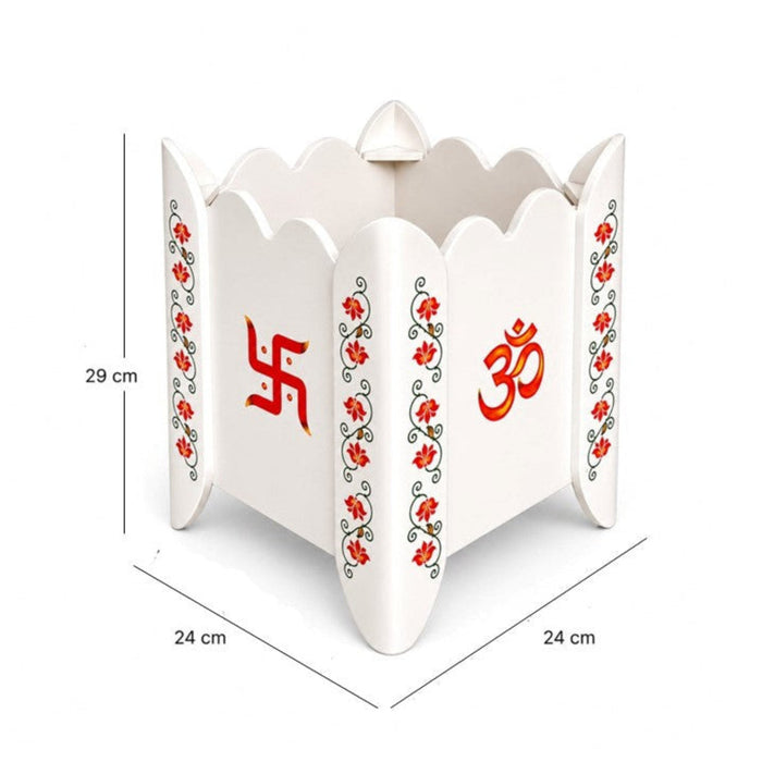 Divyam Tulsi Planter Pot / Stand with Lotus Motif