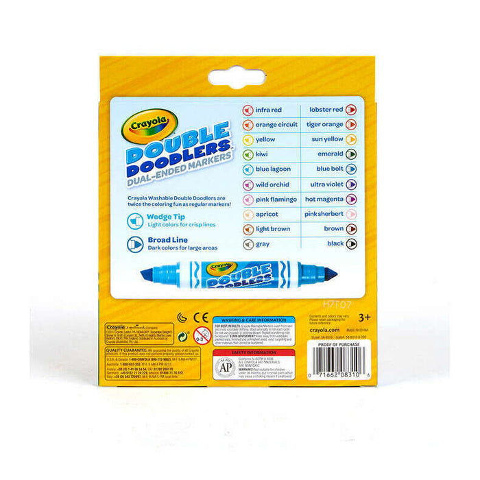 Double Doodlers Dual-Ended Marker Set Art & Crafts Double Doodlers Dual-Ended Marker Set Double Doodlers Dual-Ended Marker Set Crayola