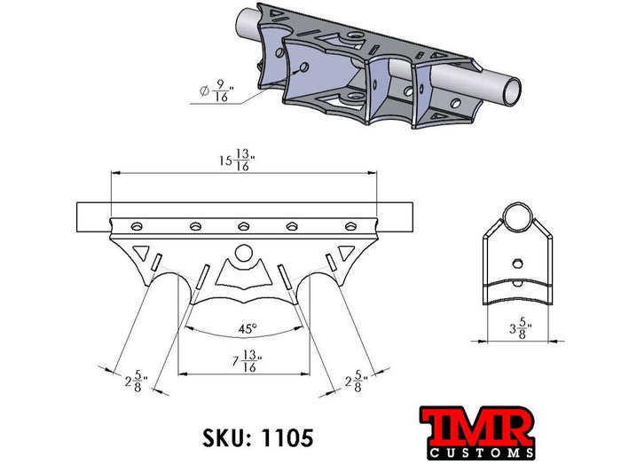 Dual Triangulated 4 Link Bracket