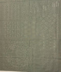 DV4073 Sashiko Botanical Panel in Kentucky Green