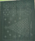 DV4083 Sashiko Christmas Panel in Green