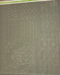DV4098 Sashiko Fauna Panel in Kentucky Green