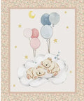 DV7891 Bed Buds Panel - Sleeping Bears with Balloons