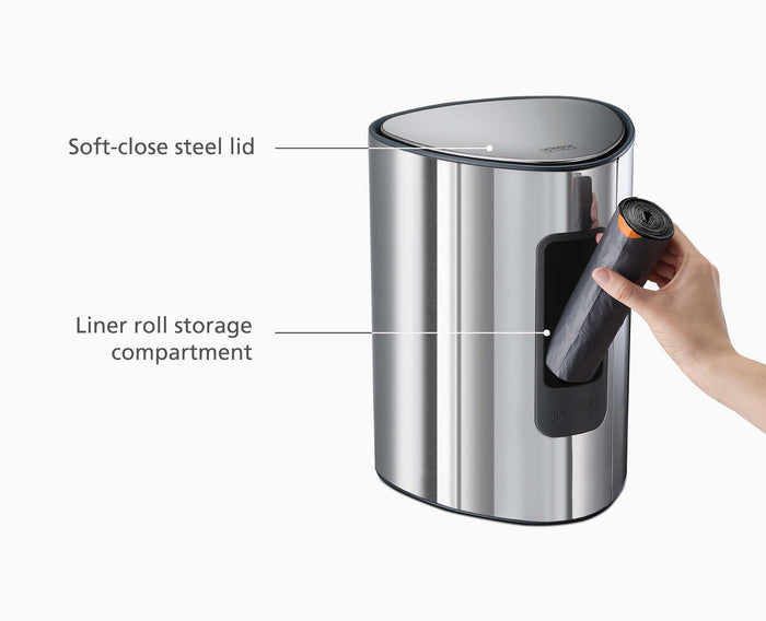 [half-width] EasyStore™ Luxe 5L Pedal Bin - 70596 - INFO