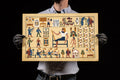 Egyptian-Style Painted Illustration