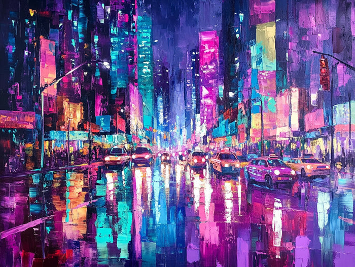 Electric Symphony of the Cityscape