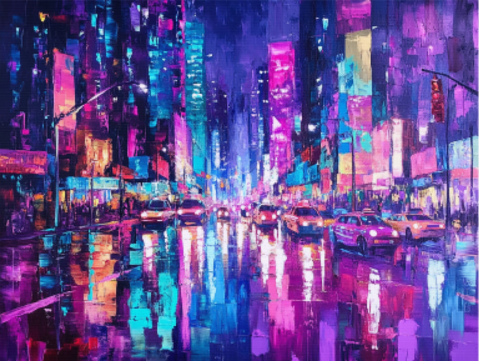 Electric Symphony of the Cityscape