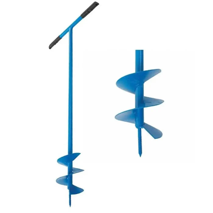 fence post garden auger for hazel hurdles woven wood