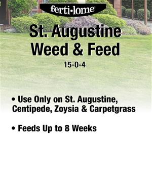 Fertilome St. Augustine Weed & Feed 15-0-4