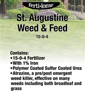 Fertilome St. Augustine Weed & Feed 15-0-4