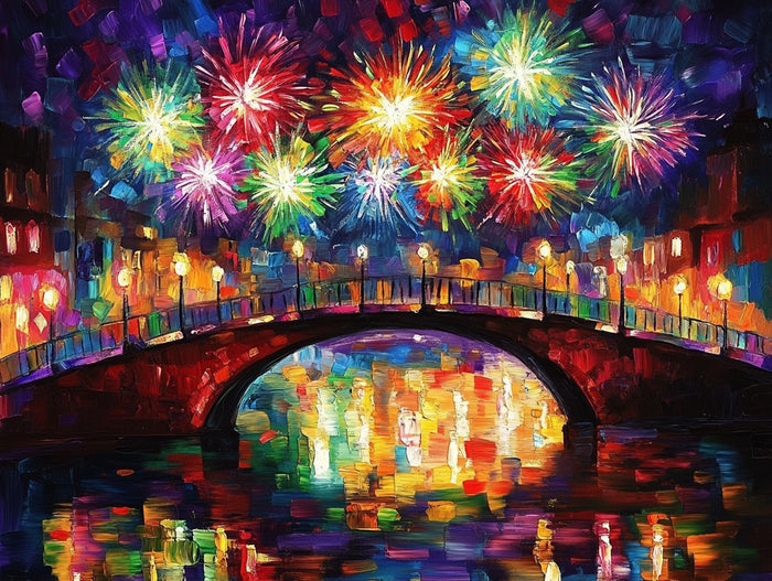 Fireworks Over Rainbow Bridge
