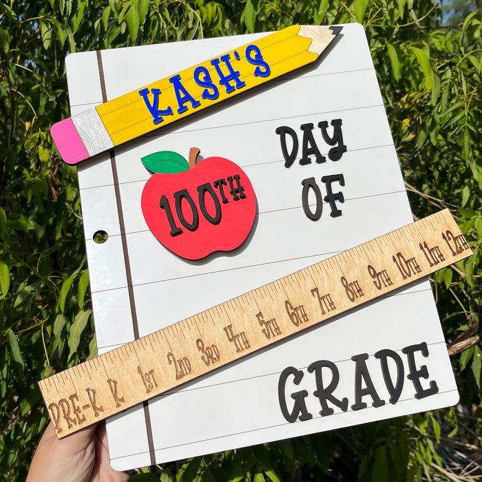 First Day Of School Interchangeable Sign