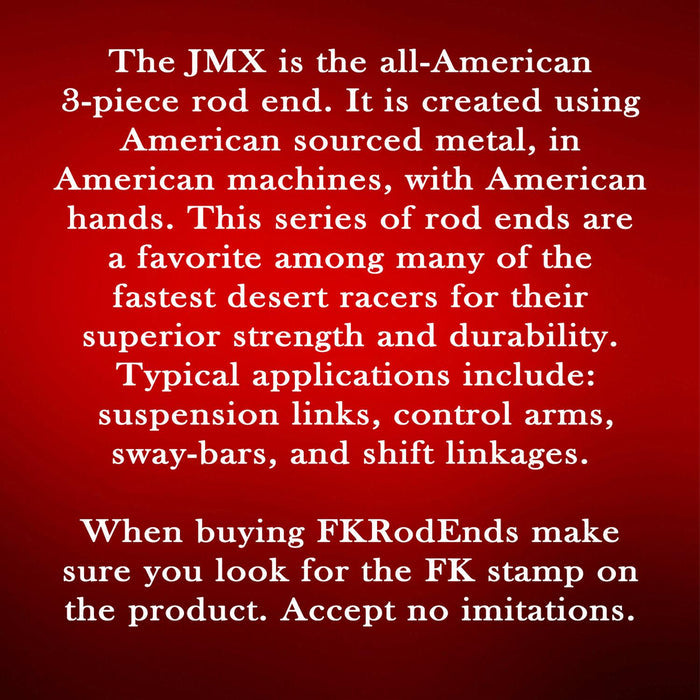 FK Rod End - 3/4"-16 Thread, 3/4" Hole