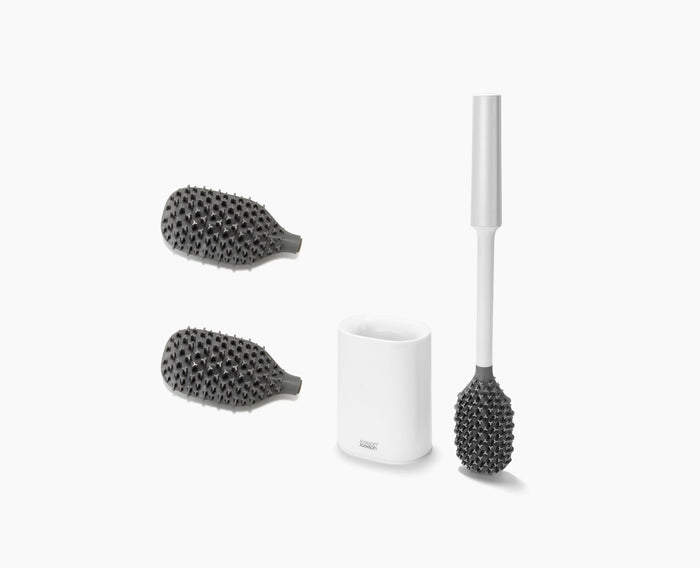 Flex™ TriBlade Lite White Toilet Brush Starter Set