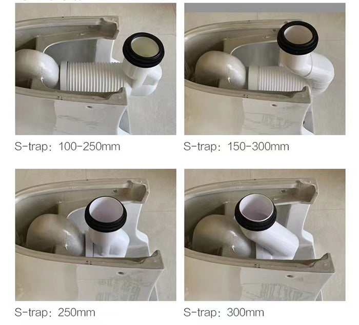 Flexible Toilet Pan Convertor 100-300mm off set