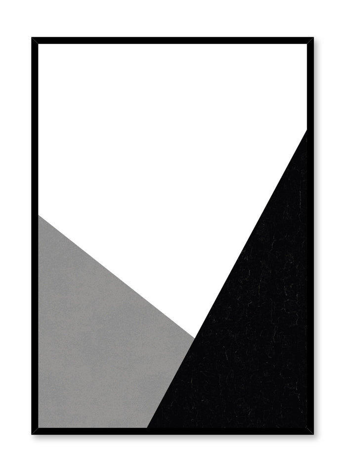 Scandinavian Folds art print by Opposite Wall with graphic abstract design