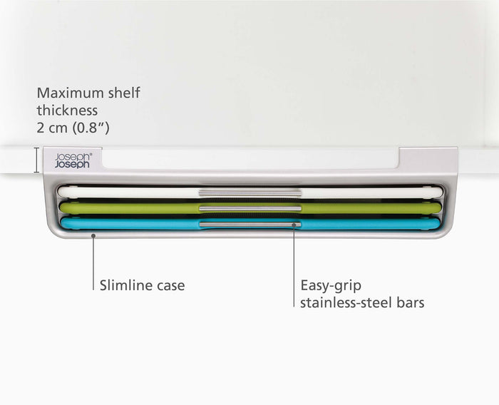 [half-width] Folio™ Slim 3-piece Under-shelf Chopping Board Set - 60199 - INFO