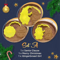 Food Fan Christmas Cookie Mold Set
